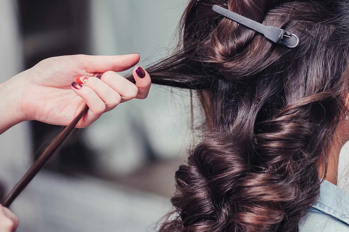 Braune Haare